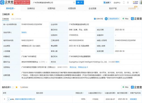 螞蟻集團(tuán)成立靈知智慧控股公司，注冊(cè)資本17億進(jìn)軍科技中介服務(wù)